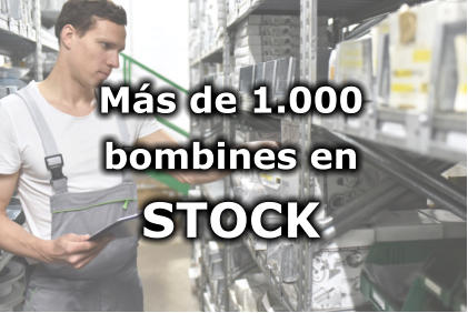 Más de 1.000 bombines en STOCK